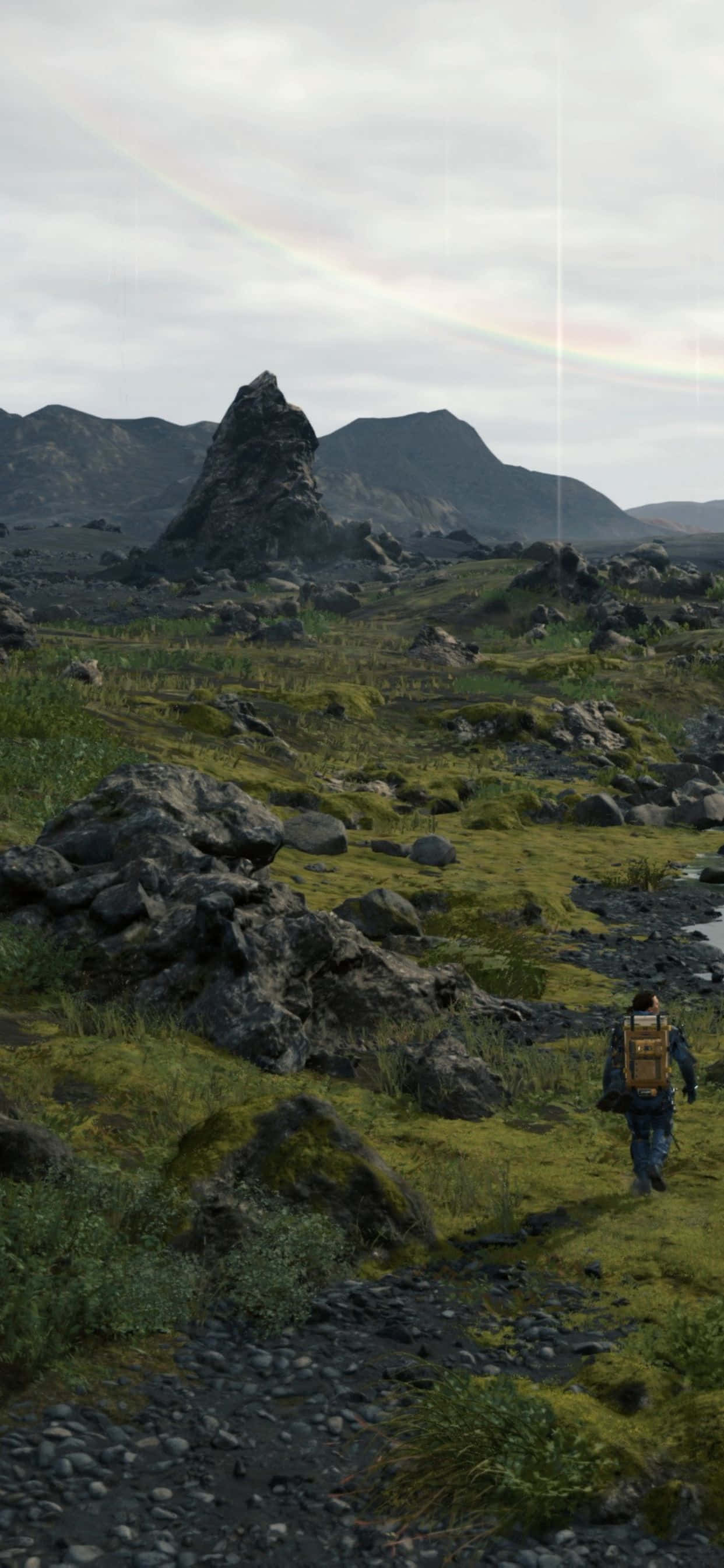 Billede Nyd det actionfyldte eventyr Death Stranding på din iPhone Xs Max Wallpapers