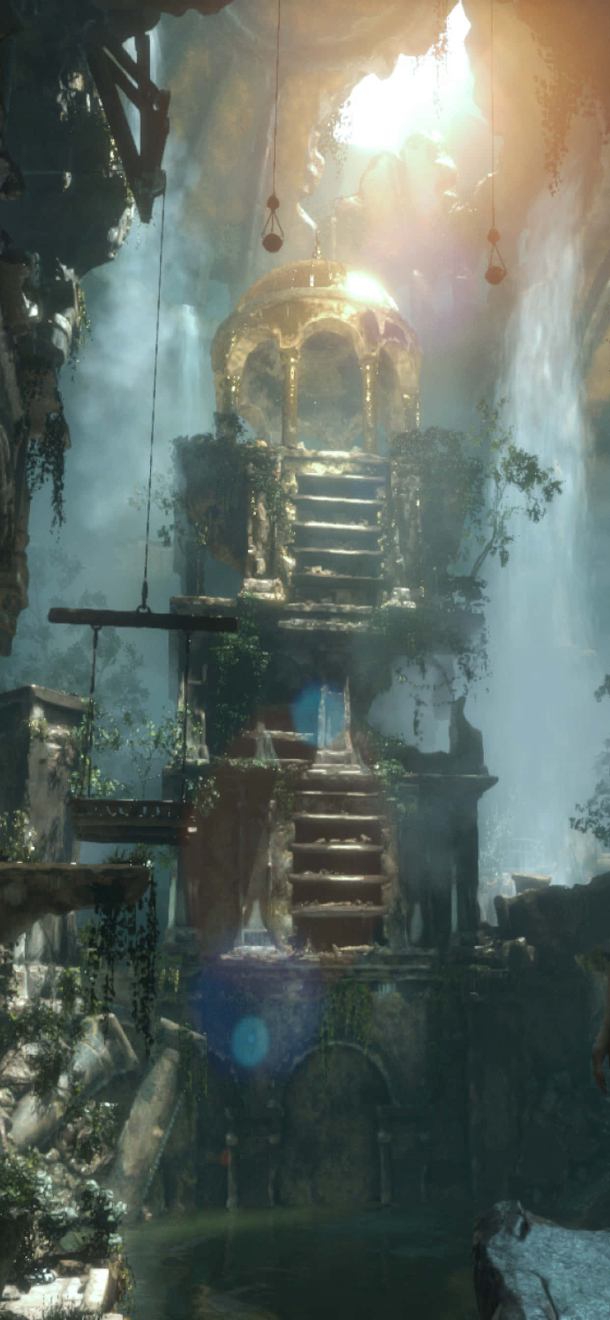 Billede Rise Of The Tomb Raider på en iPhone Xs Max Wallpapers
