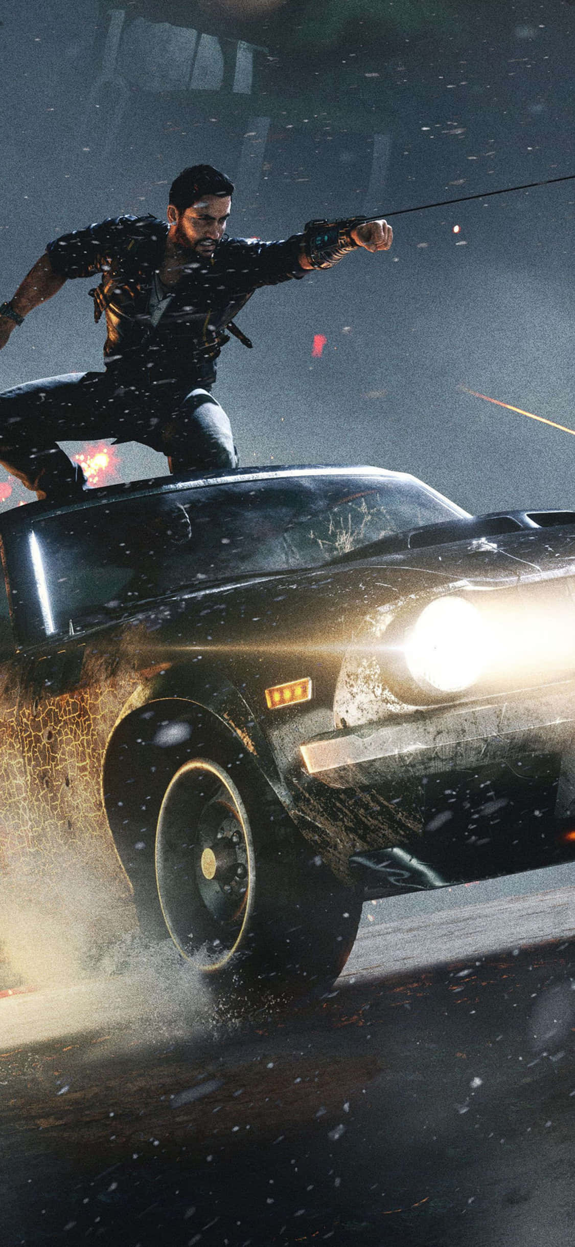Billede Udforsk den farverige og actionfyldte verden i Just Cause 4 med iPhone X Wallpapers