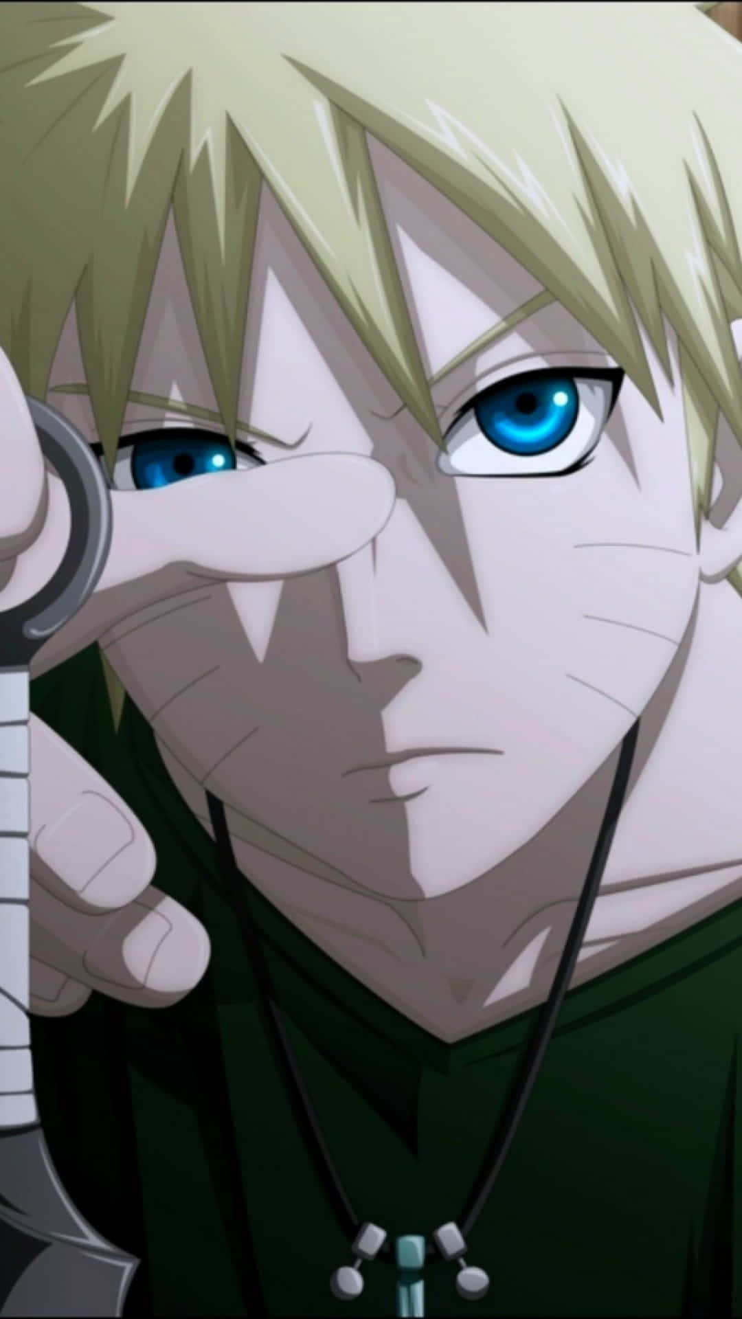 Billedtekst: Den legendariske Uzumaki Naruto i aktion Wallpapers