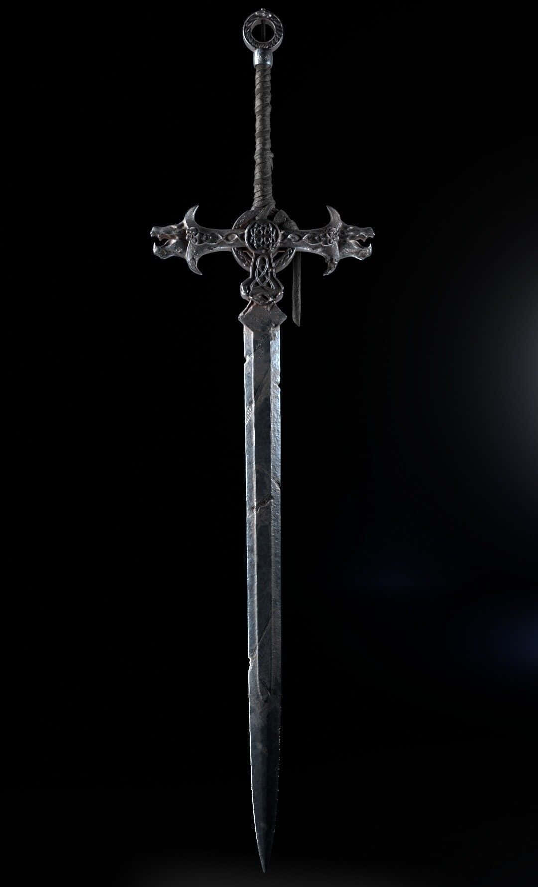 Billedtekst: Myteomspundet Excalibur-sværd i sten Wallpapers