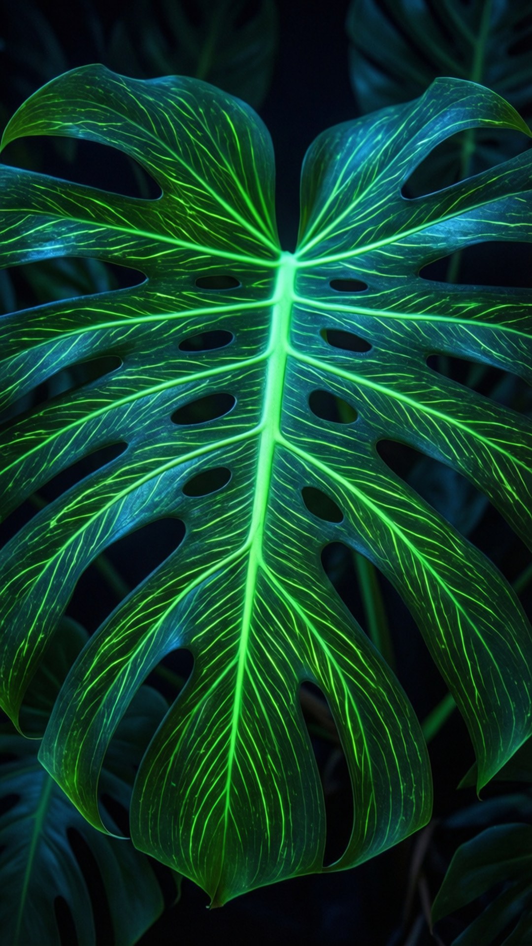 Bioluminescerende Blad Wallpapers