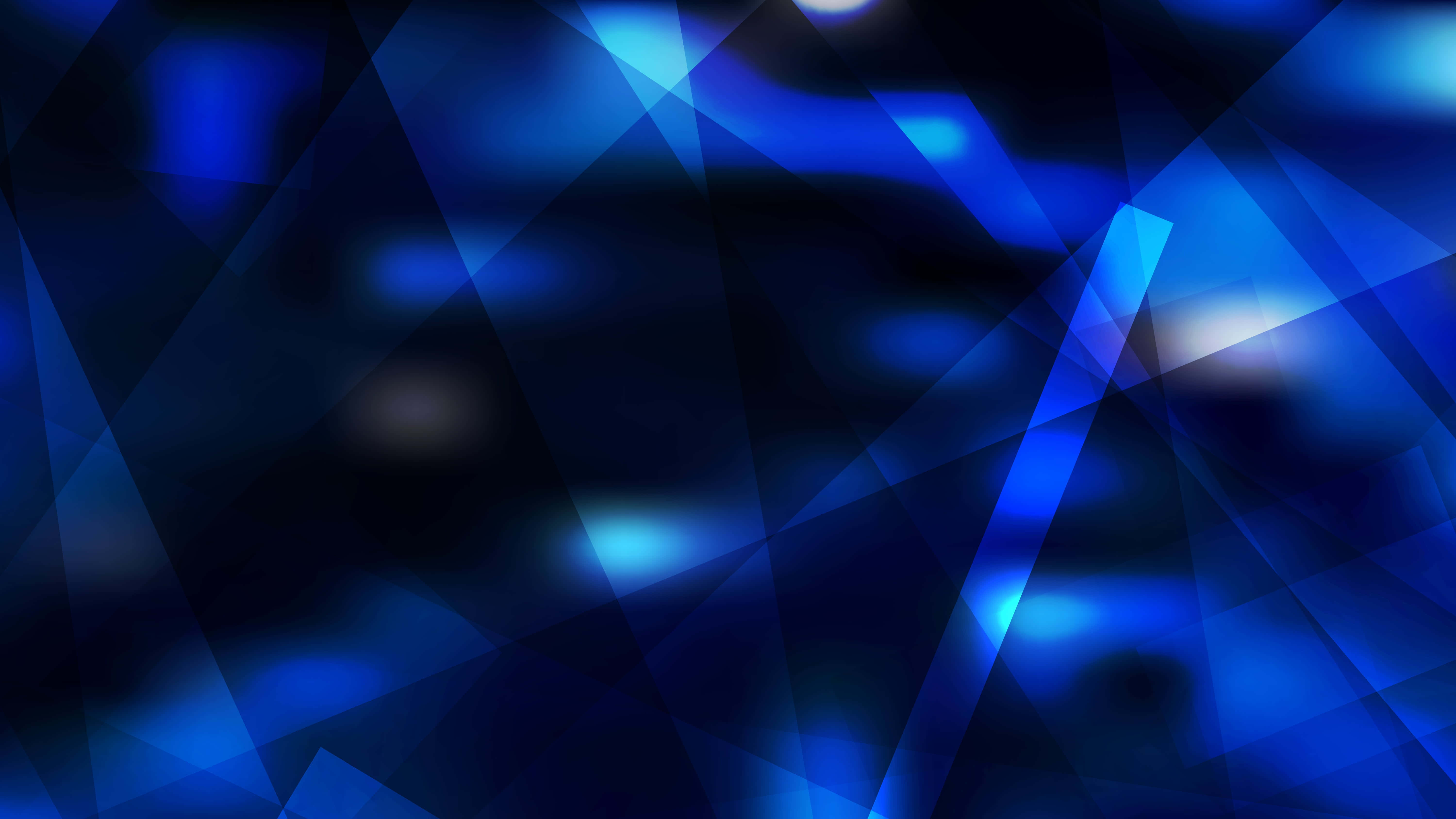 blå abstrakt baggrund med lys og trekanter Wallpapers