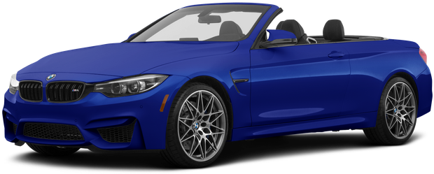 Blå B M W Cabriolet set fra siden Wallpapers