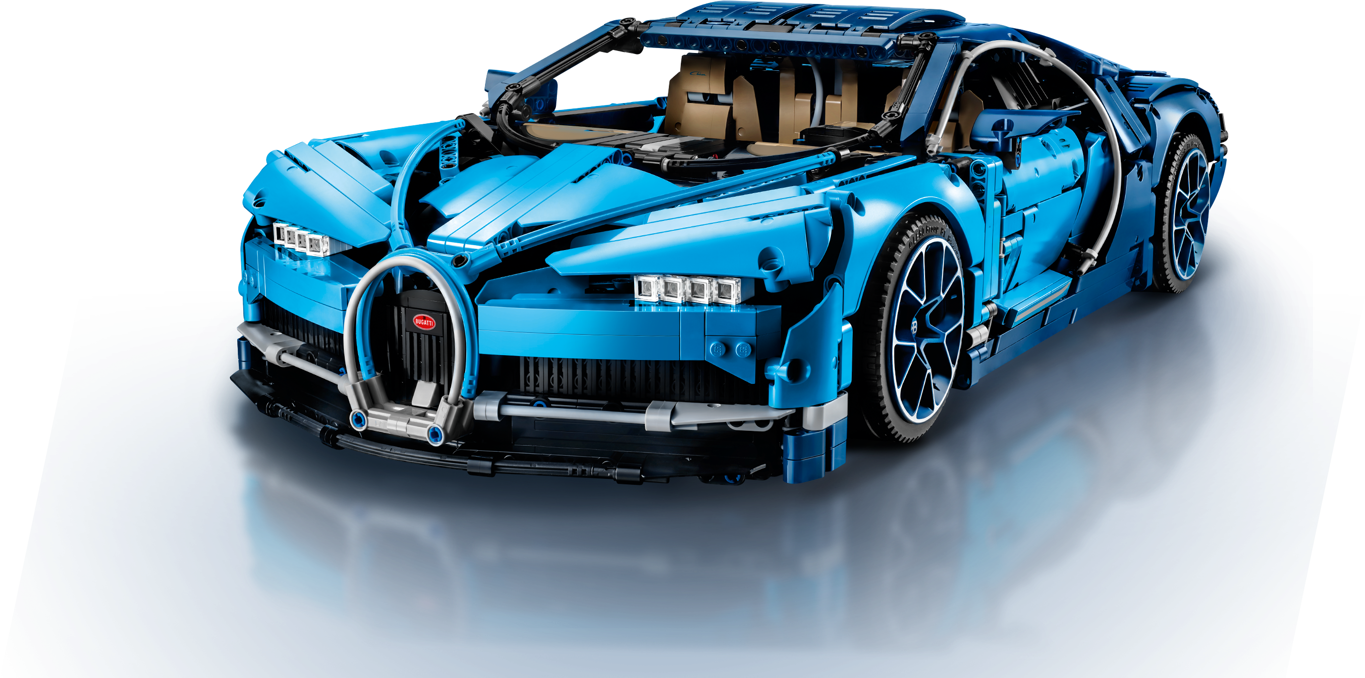 Blå Bugatti Lego Model Wallpapers