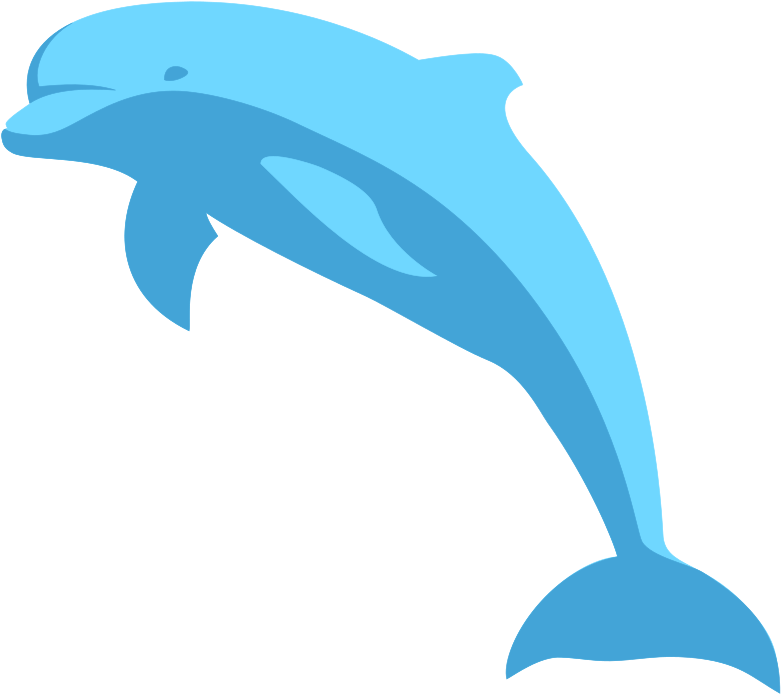Blå delfin grafik Wallpapers