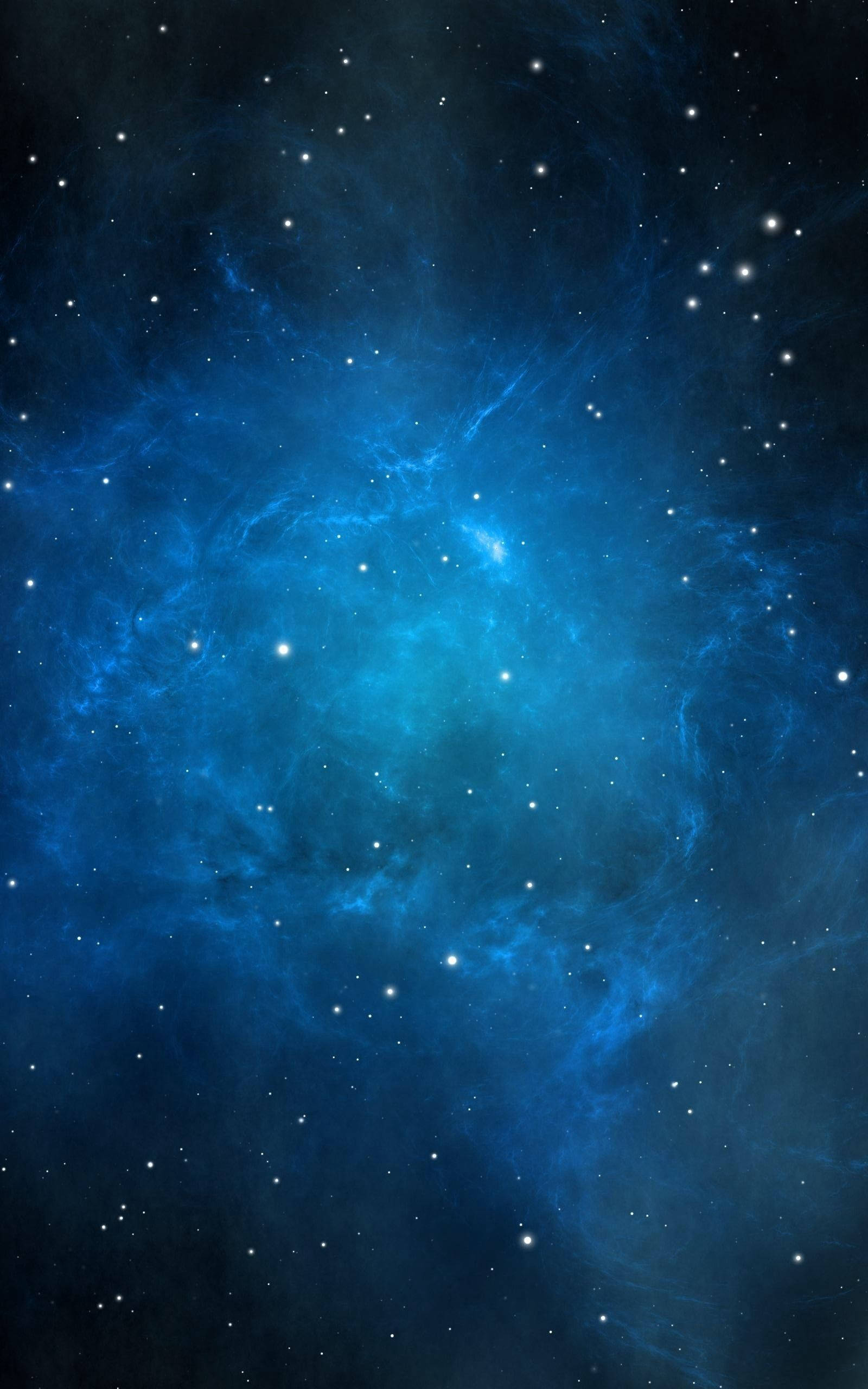 Blå galakse mobiltelefonbillede Wallpapers