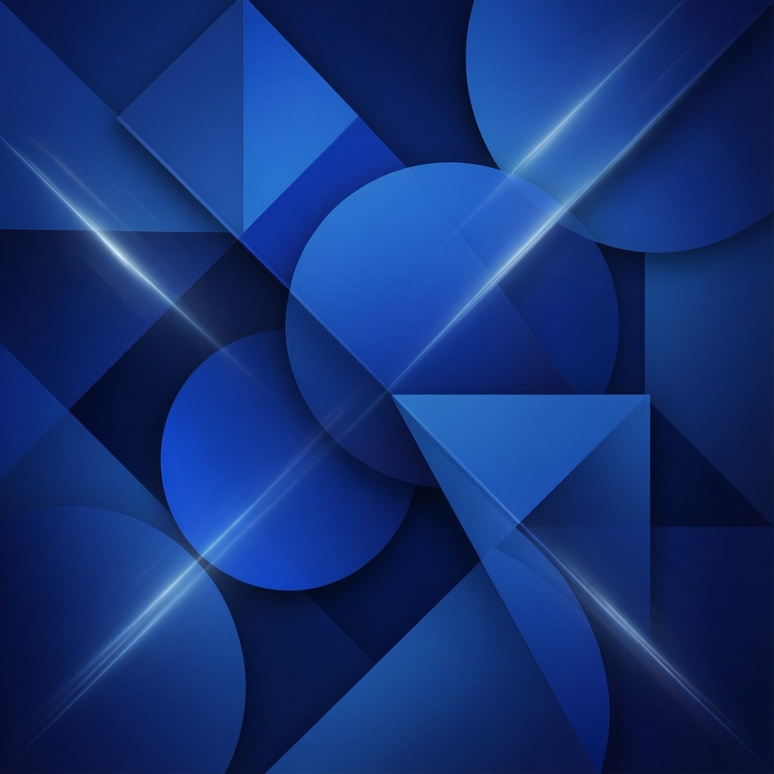 Blå geometri Wallpapers