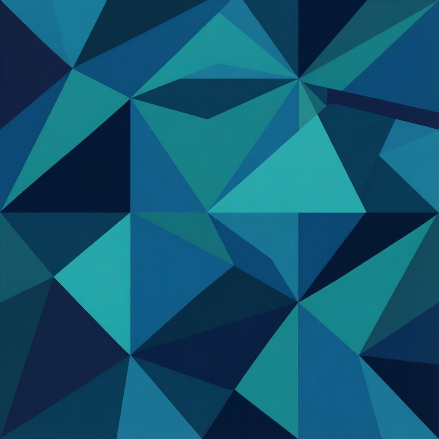 Blå geometriske trekanter Wallpapers