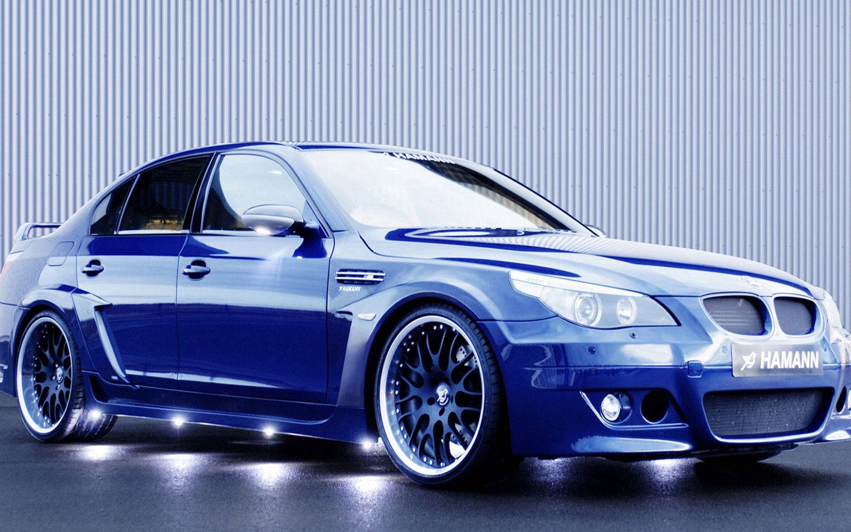 Blå Hamann BMW-bil Wallpapers