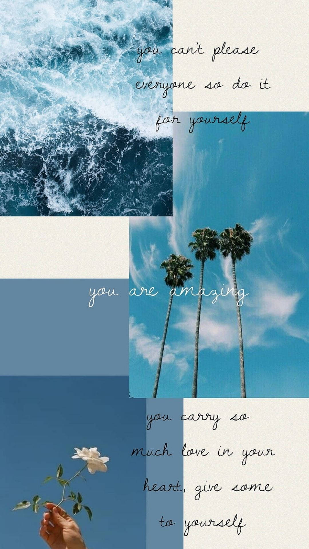 Blå kærlighedsæstetik Wallpapers