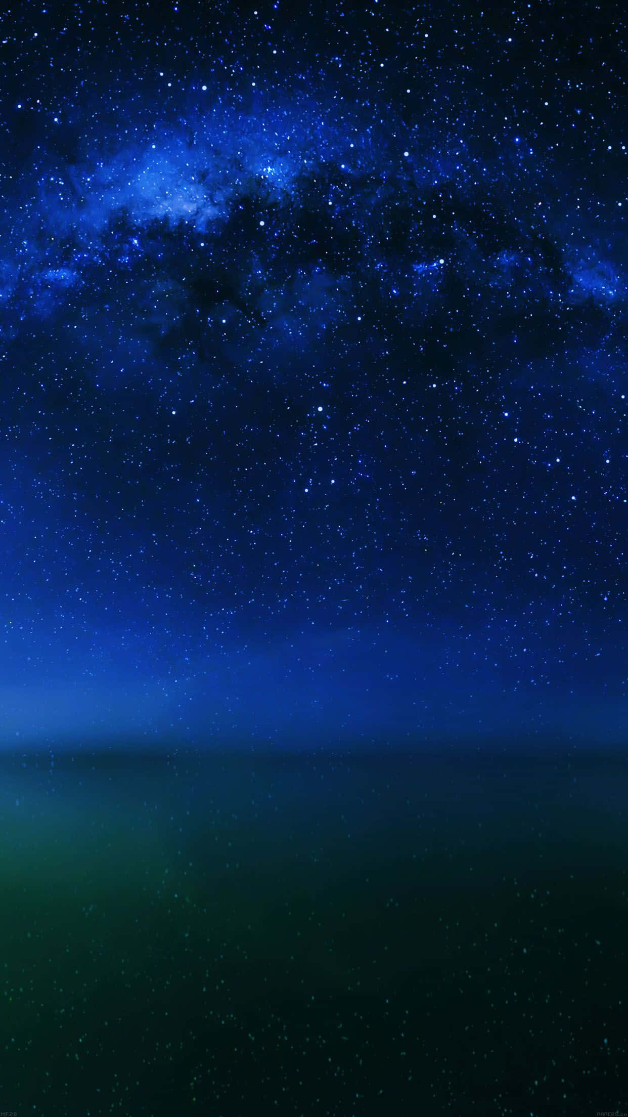 Blå kosmos iPhone 7 Plus Live Wallpapers