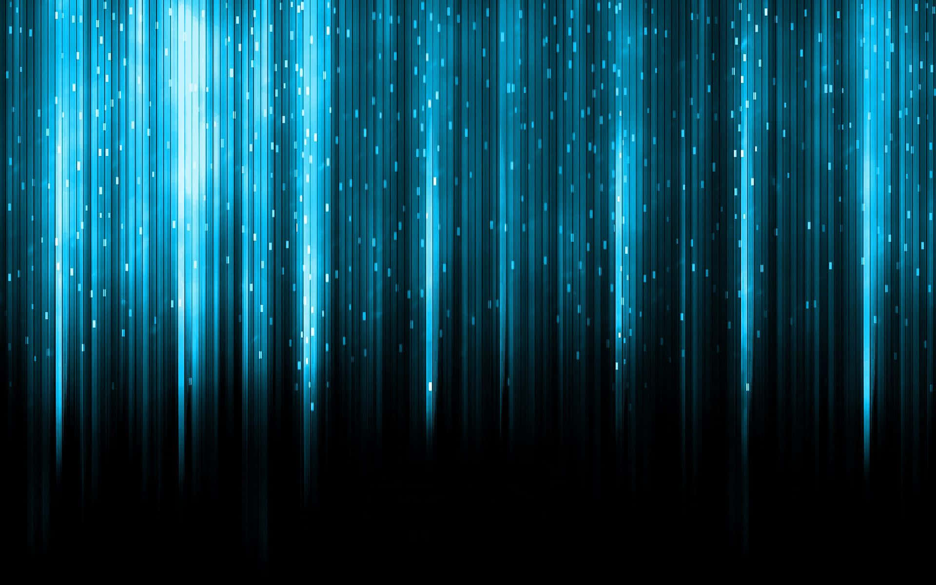 blå lyslinjer på en sort baggrund Wallpapers