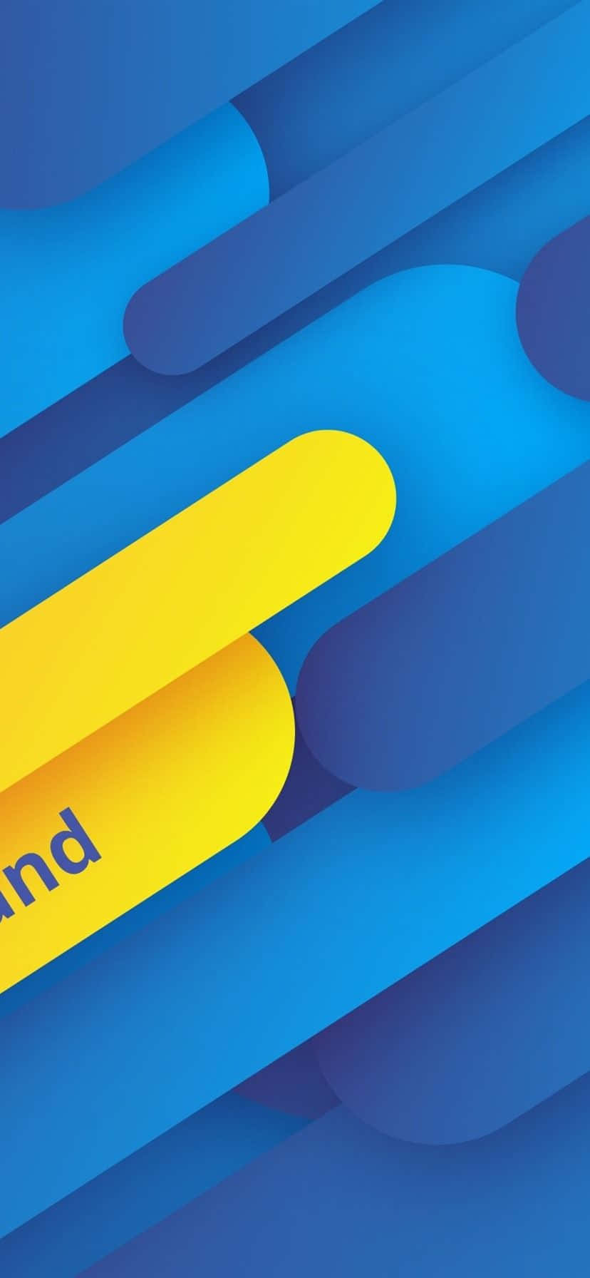 Blå Og Gul Baggrund Abstrakt Kunst Design Wallpapers