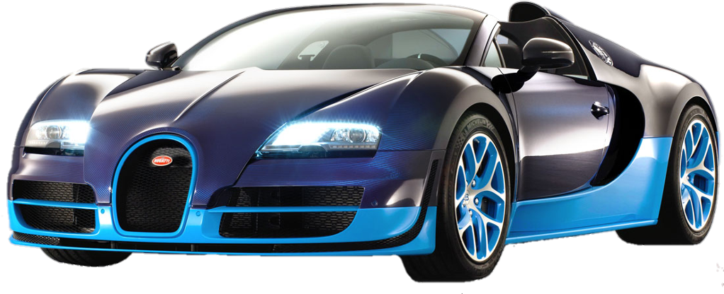 Blå sort Bugatti Veyron Grand Sport Wallpapers