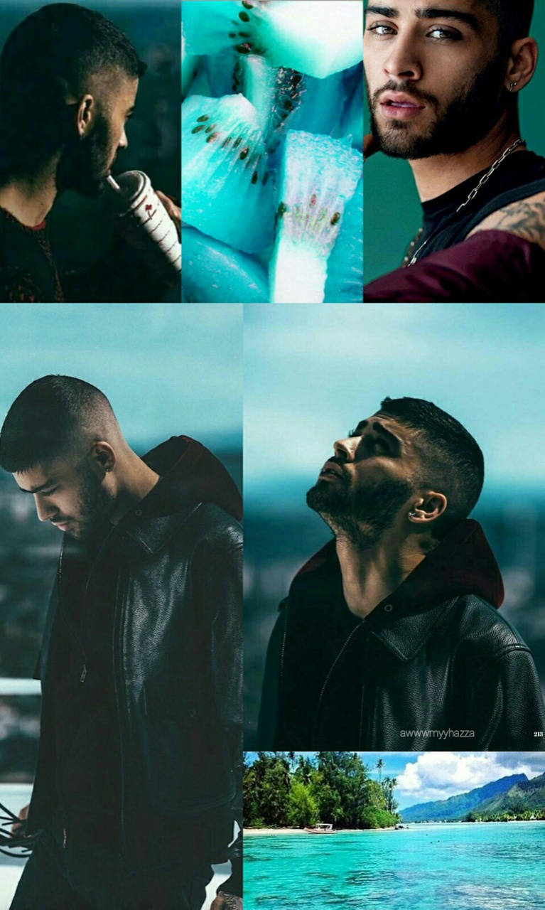 Blå æstetisk Zayn iPhone Wallpapers