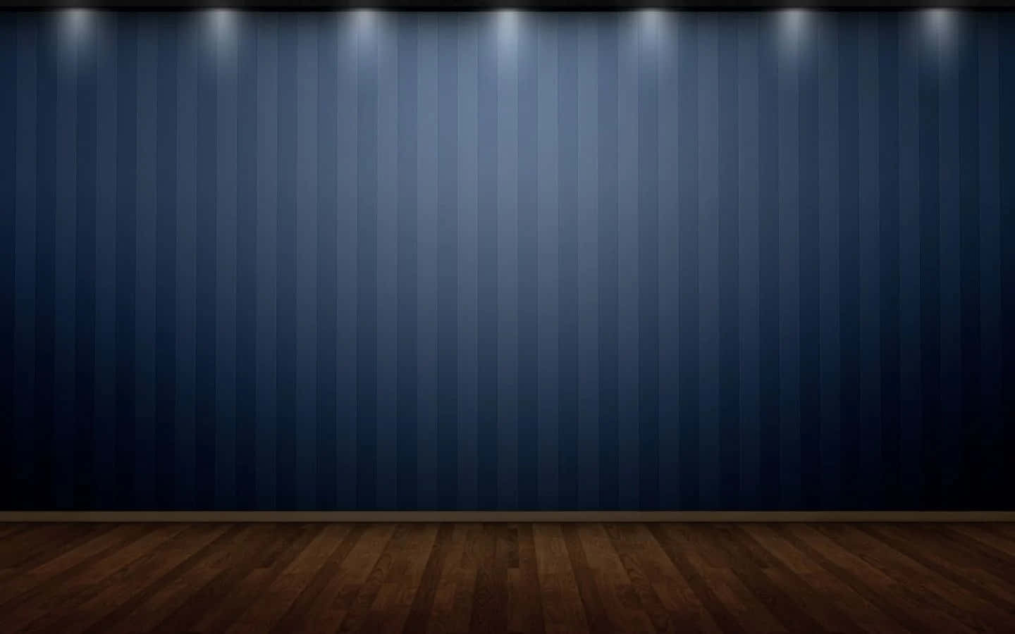 Blå striber på scene med trægulv baggrund Wallpapers
