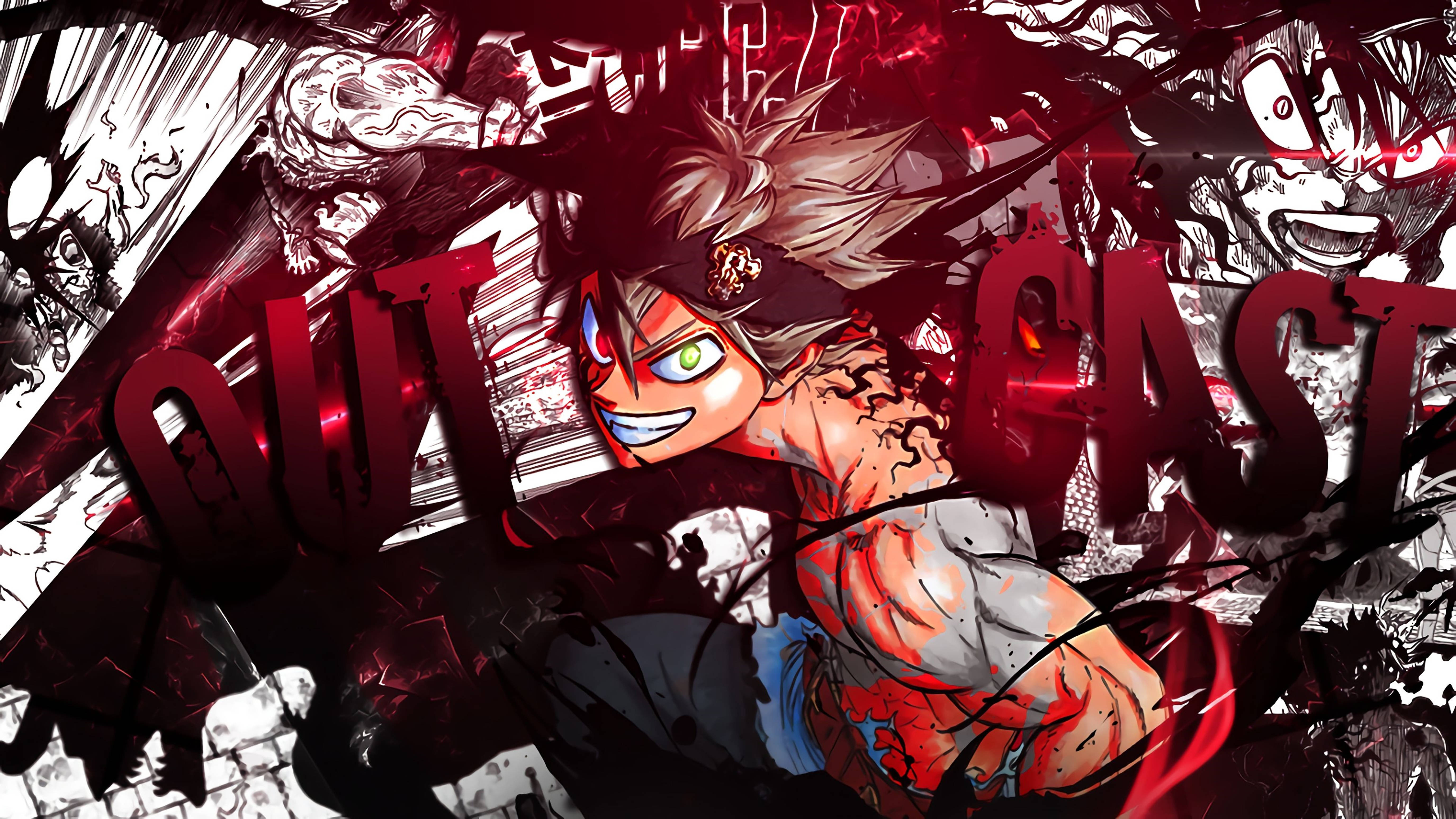 Black Clover 4K Asta Udstødt Wallpapers