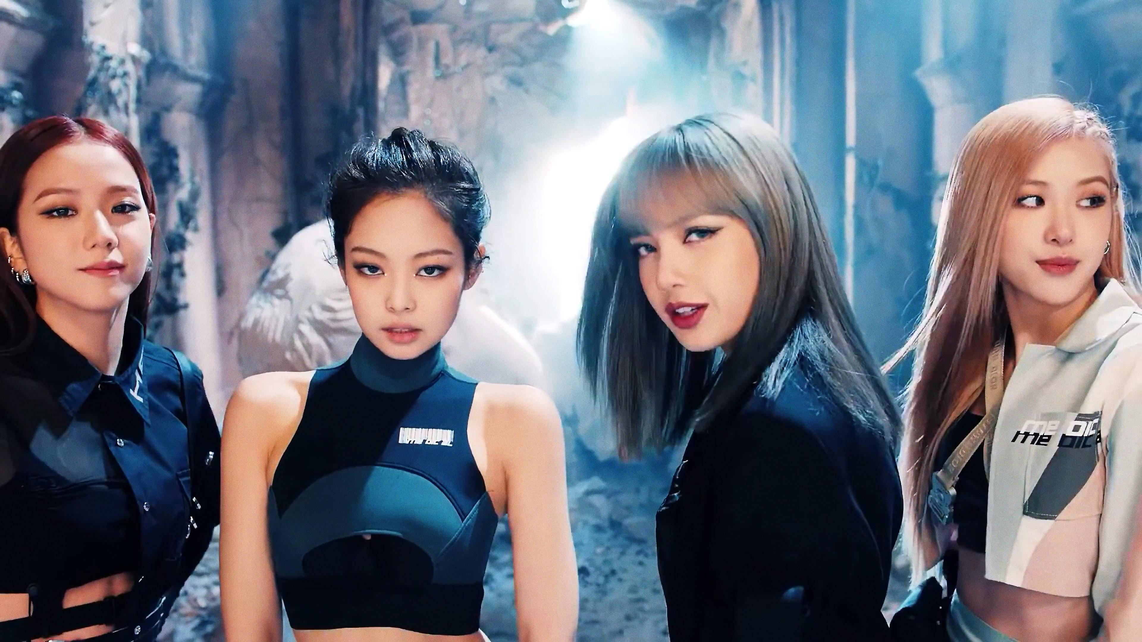 Blackpink I Røgfyldt Miljø Wallpapers