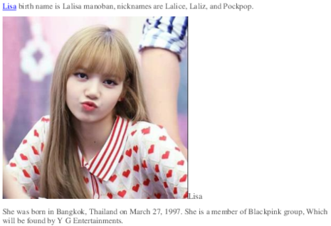 Blackpink Lisa hjerteprint skjorte Wallpapers