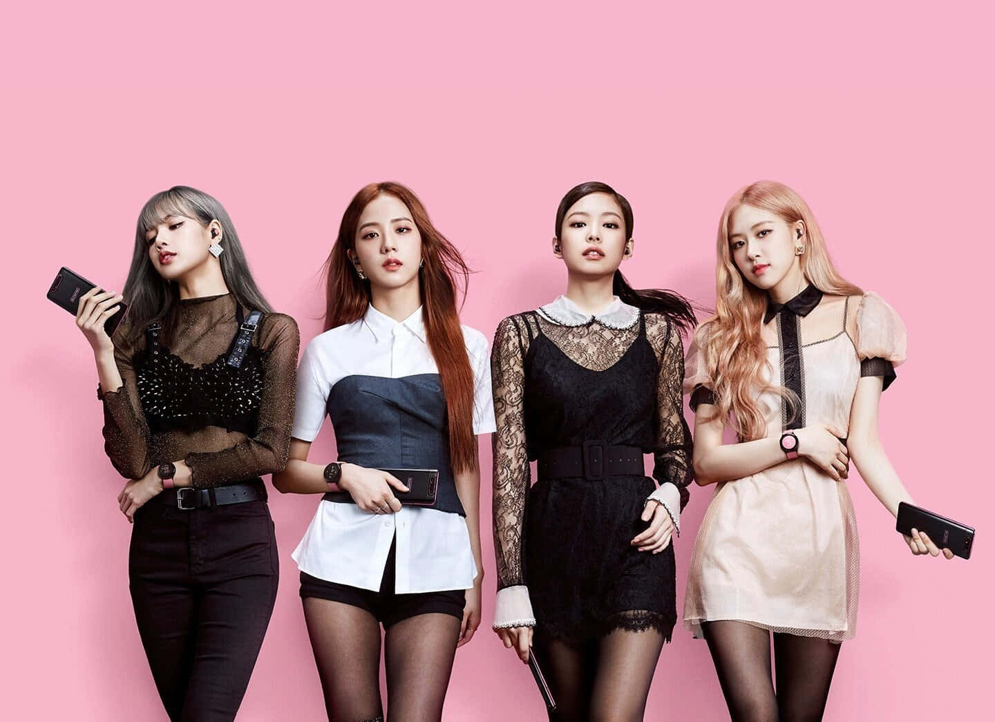 Blackpink oplyser natten. Wallpapers