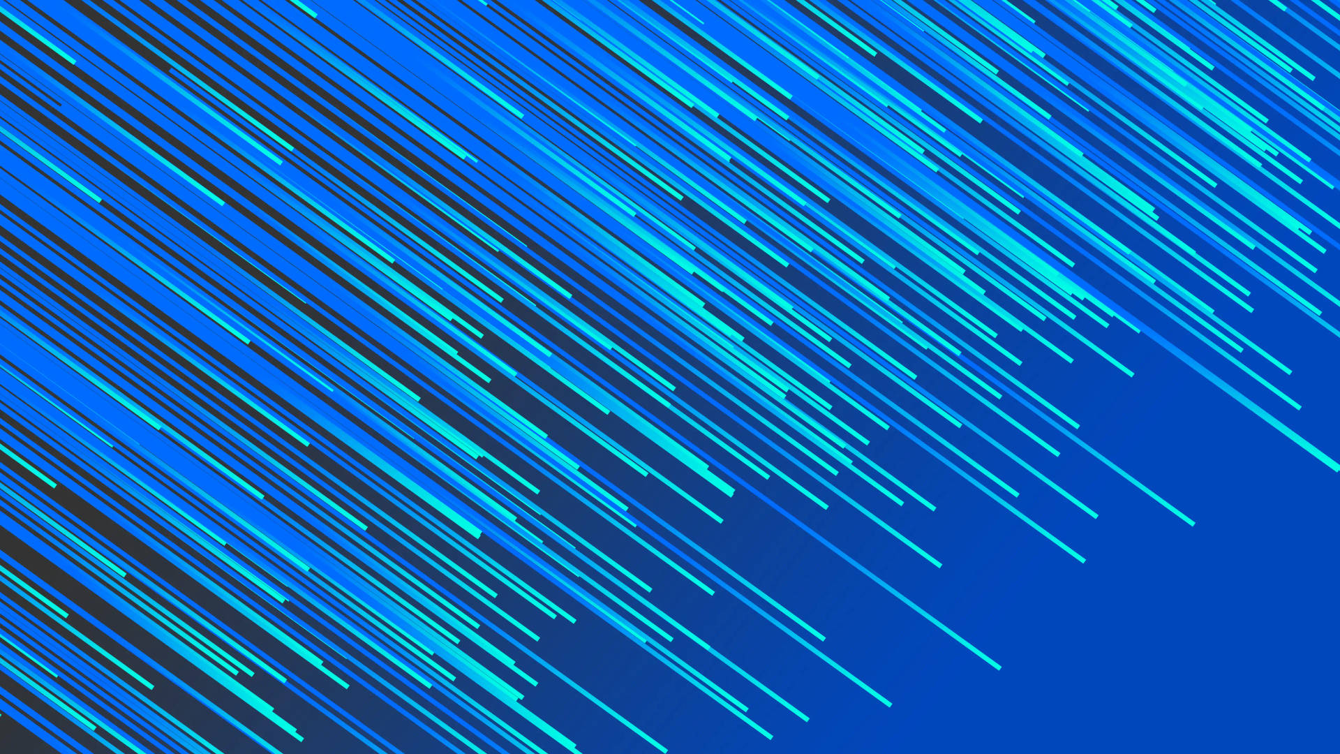 Blåt 4K minimalistisk meteorsværm — Stjerner Wallpapers