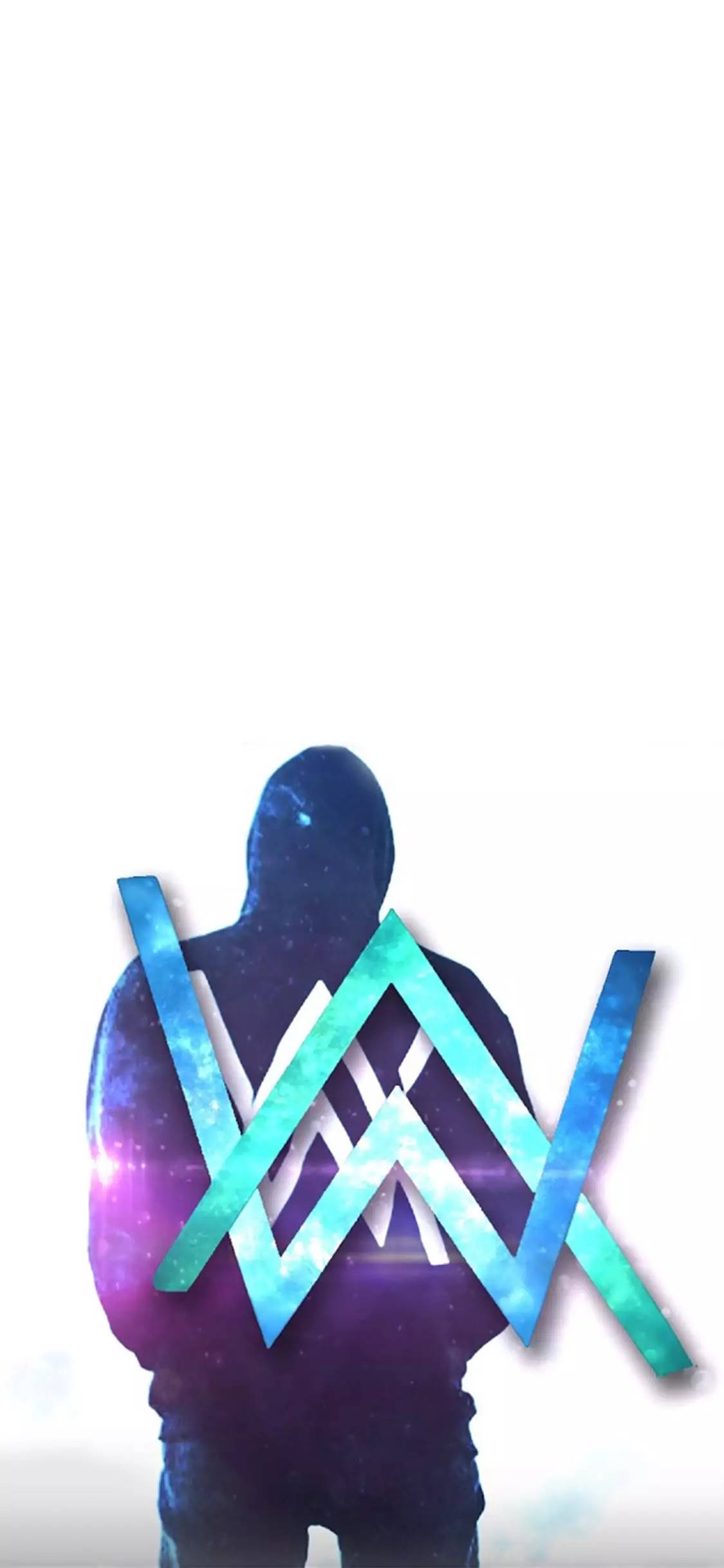 Blåt Alan Walker-logo Wallpapers