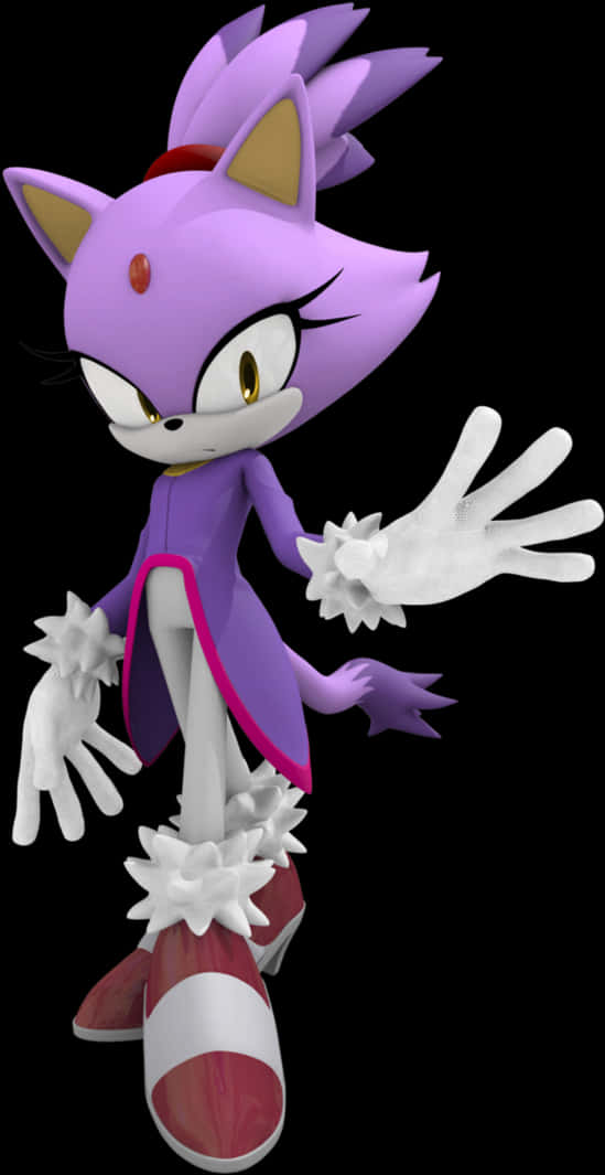 Blaze the Cat Sonic-karakter Wallpapers