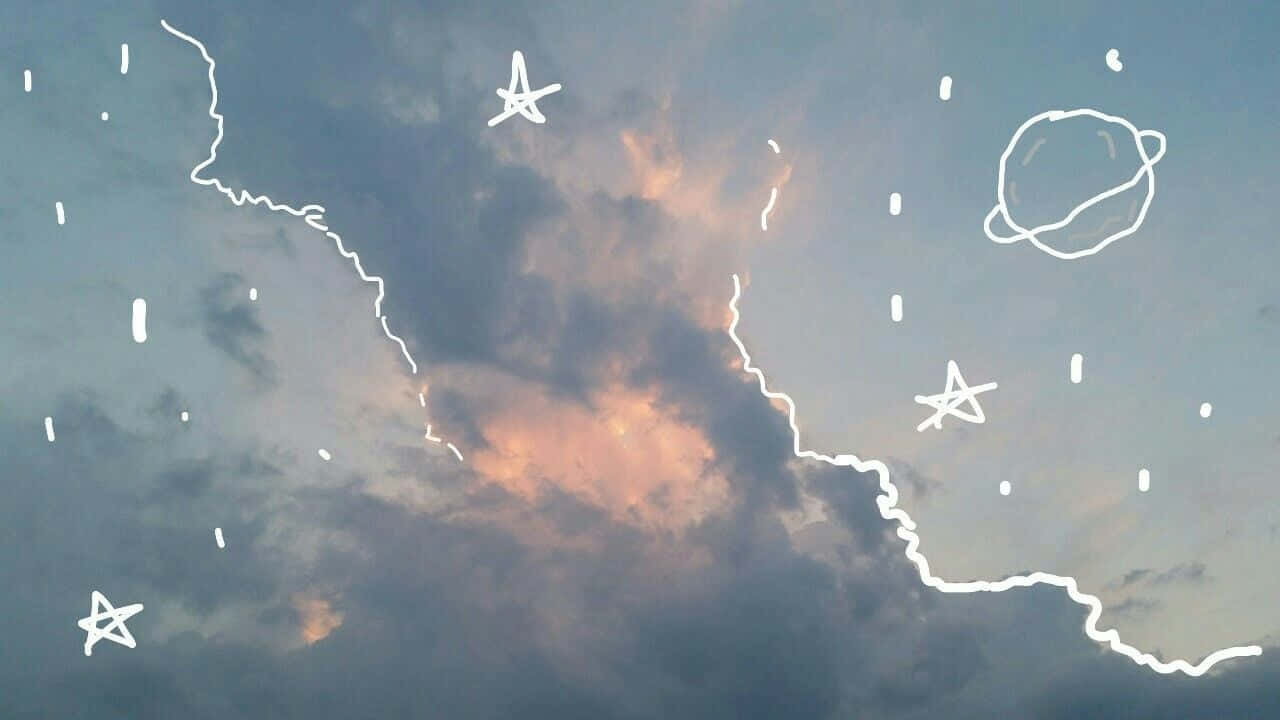 Blød æstetisk himmel computer Wallpapers