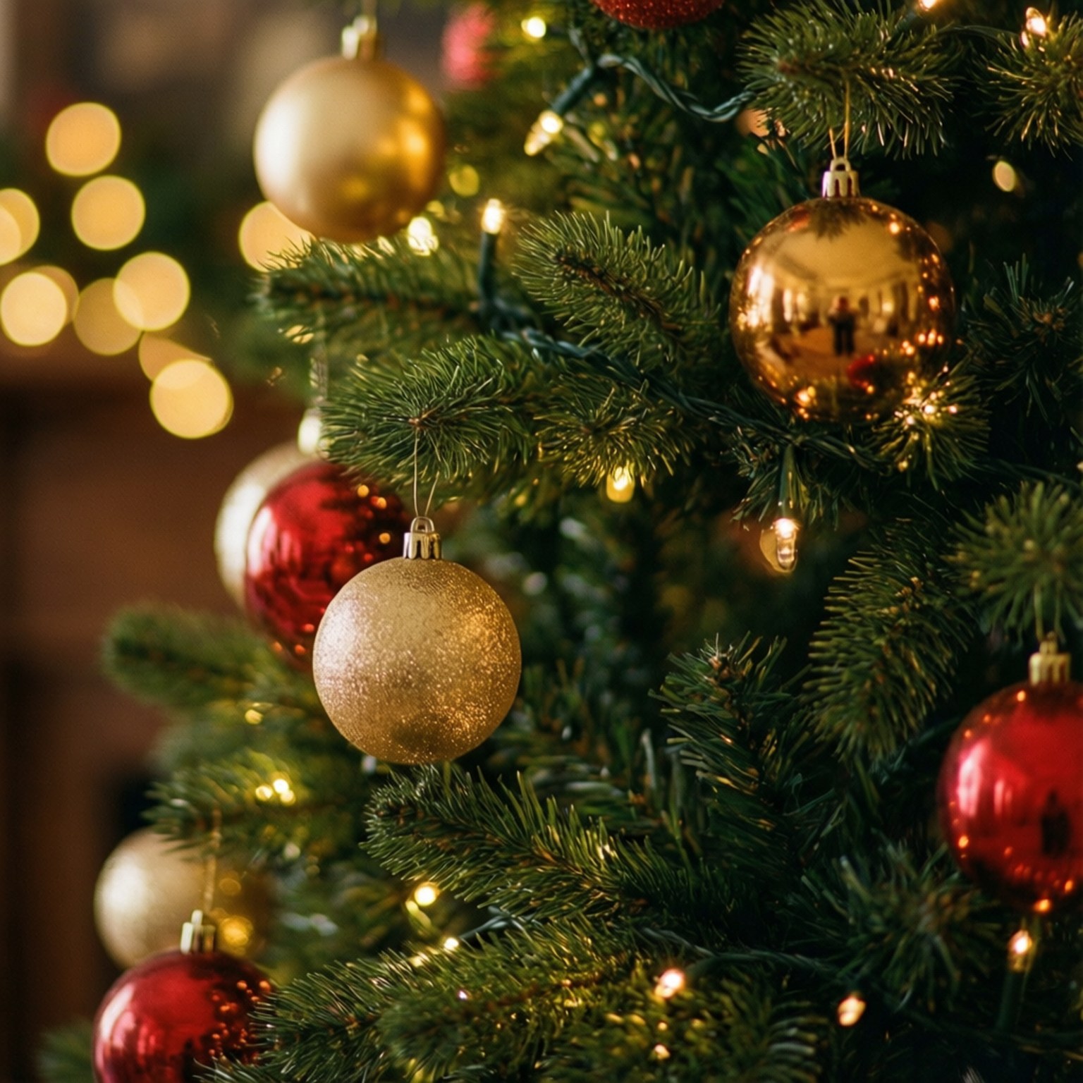 Bløde juletræslys Wallpapers