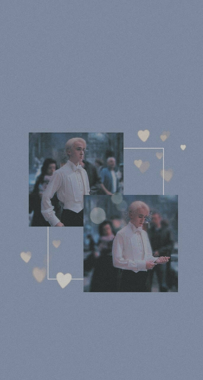 Blegblå Draco Malfoy æstetik Wallpapers