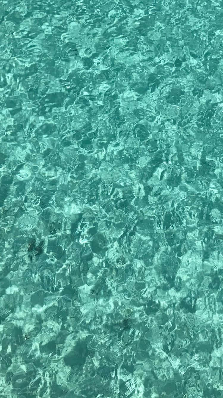 Bølgende klart grønt poolvand Wallpapers