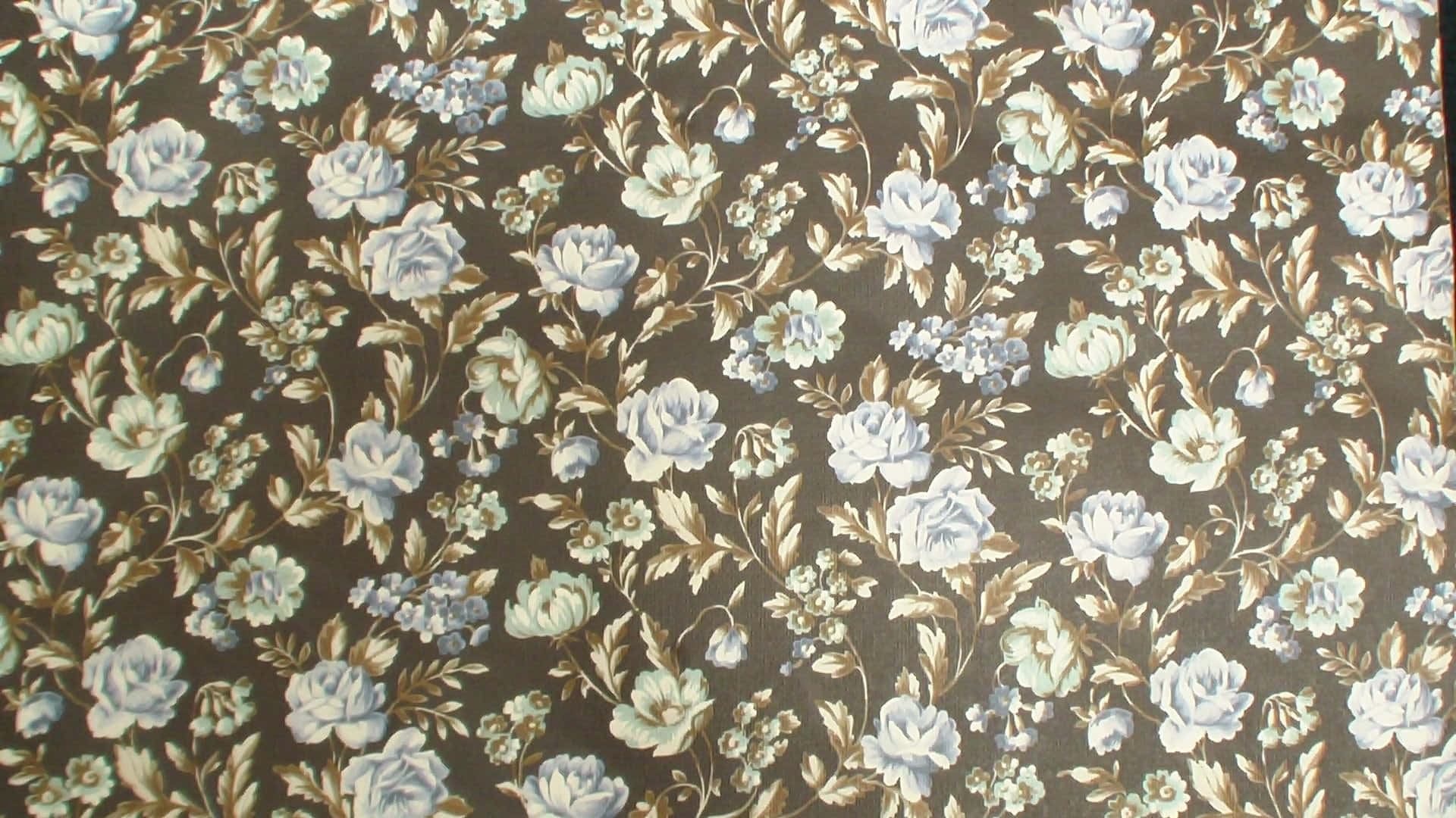 Bliv groovy med dette 70'er-inspirerede blomstermønster! Wallpapers
