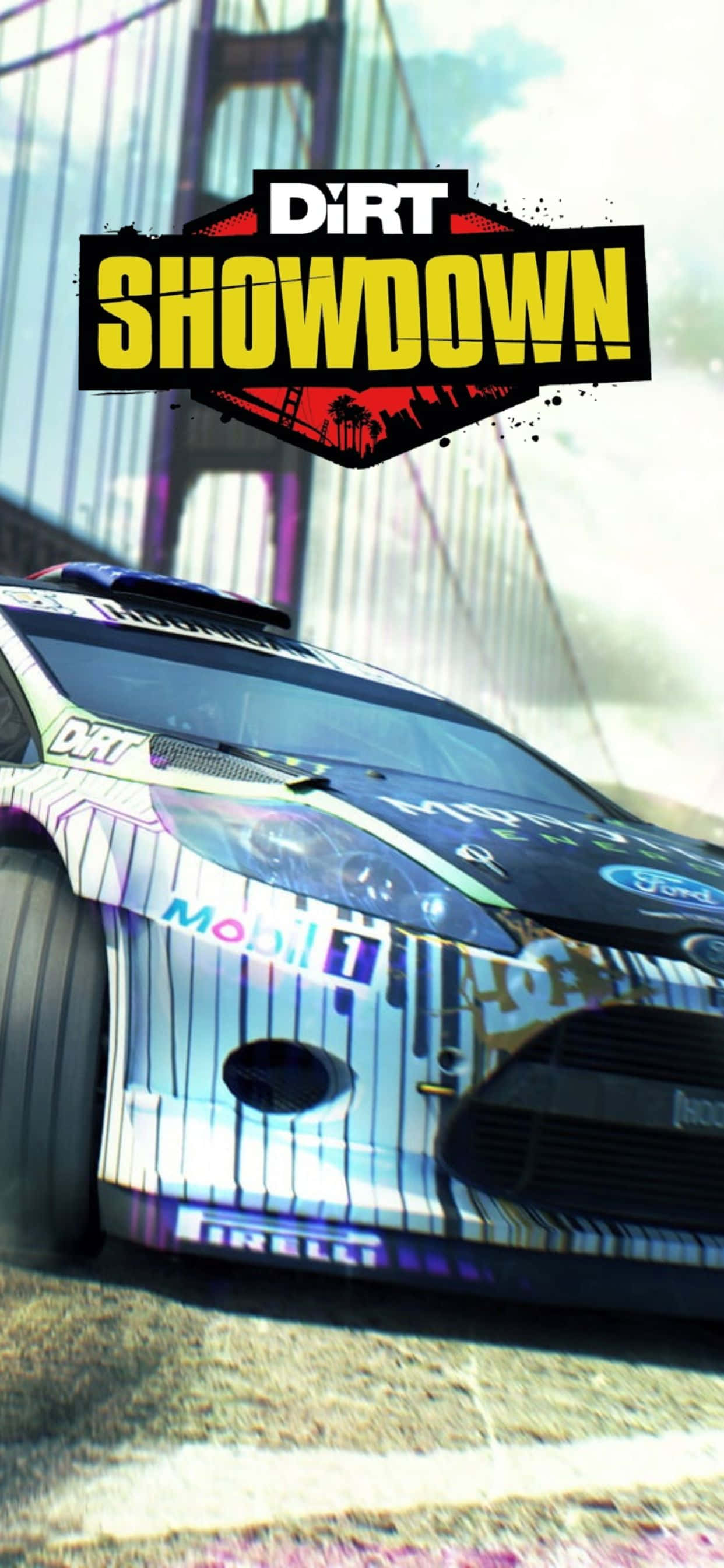 Bliv klar til et Dirt Showdown på iPhone Xs Max Wallpapers