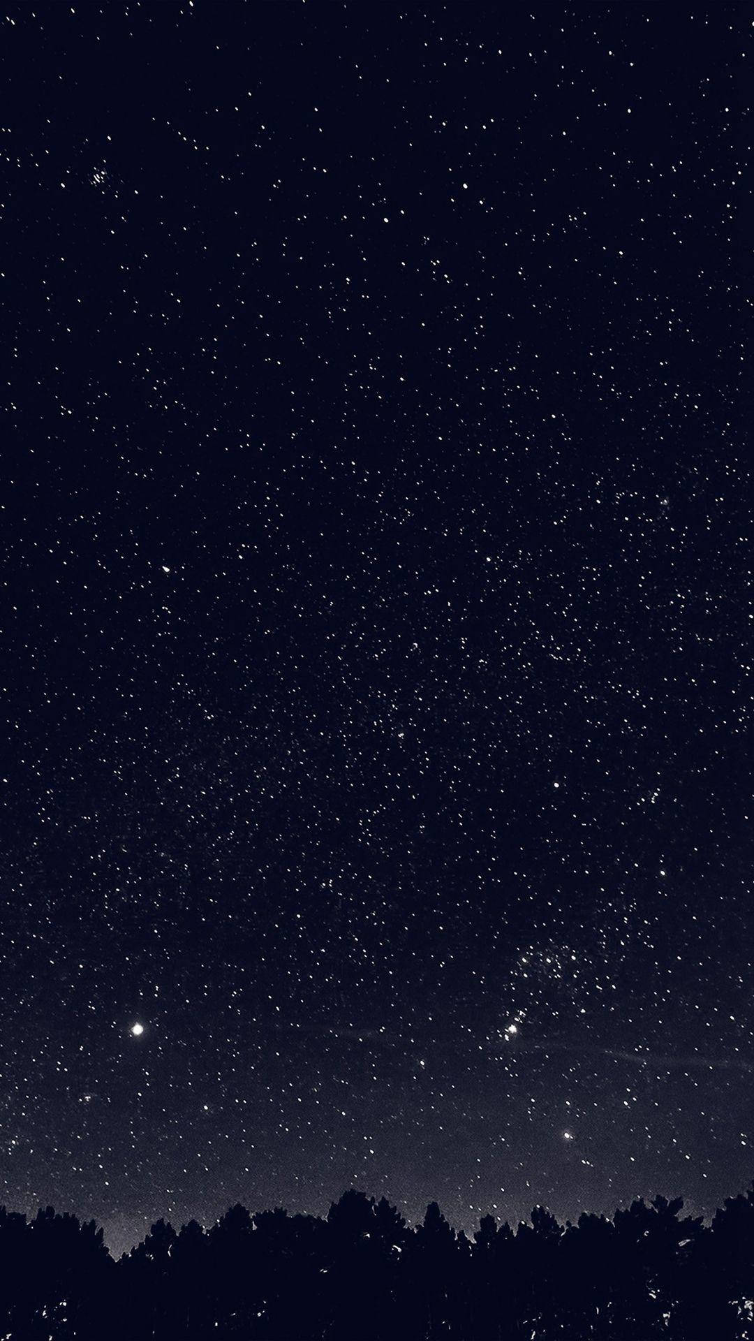 Blændende Stjerner På Nattehimlen Wallpapers