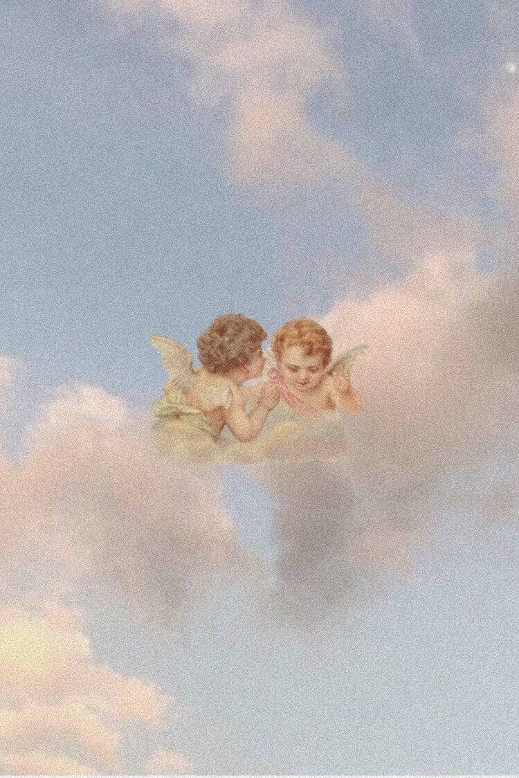 Bløde æstetiske engle Wallpapers
