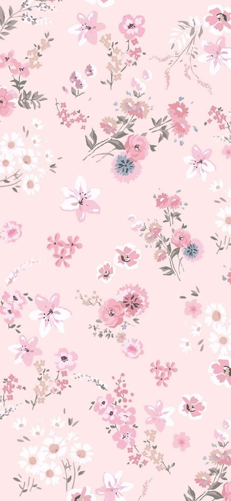 Blomstret Baggrund Wallpapers
