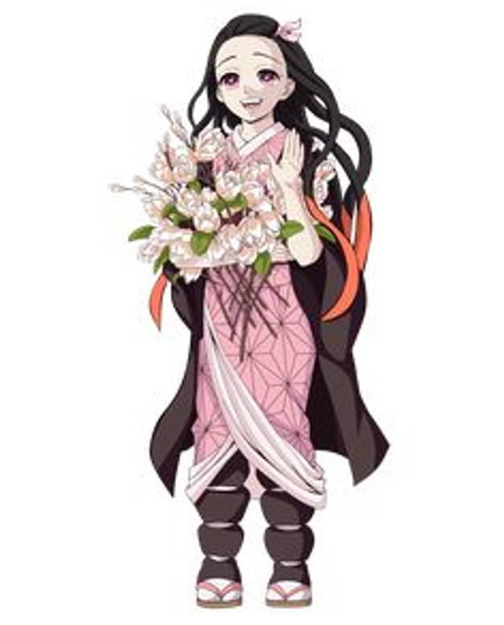 Blomster Dæmondræber Nezuko Wallpapers