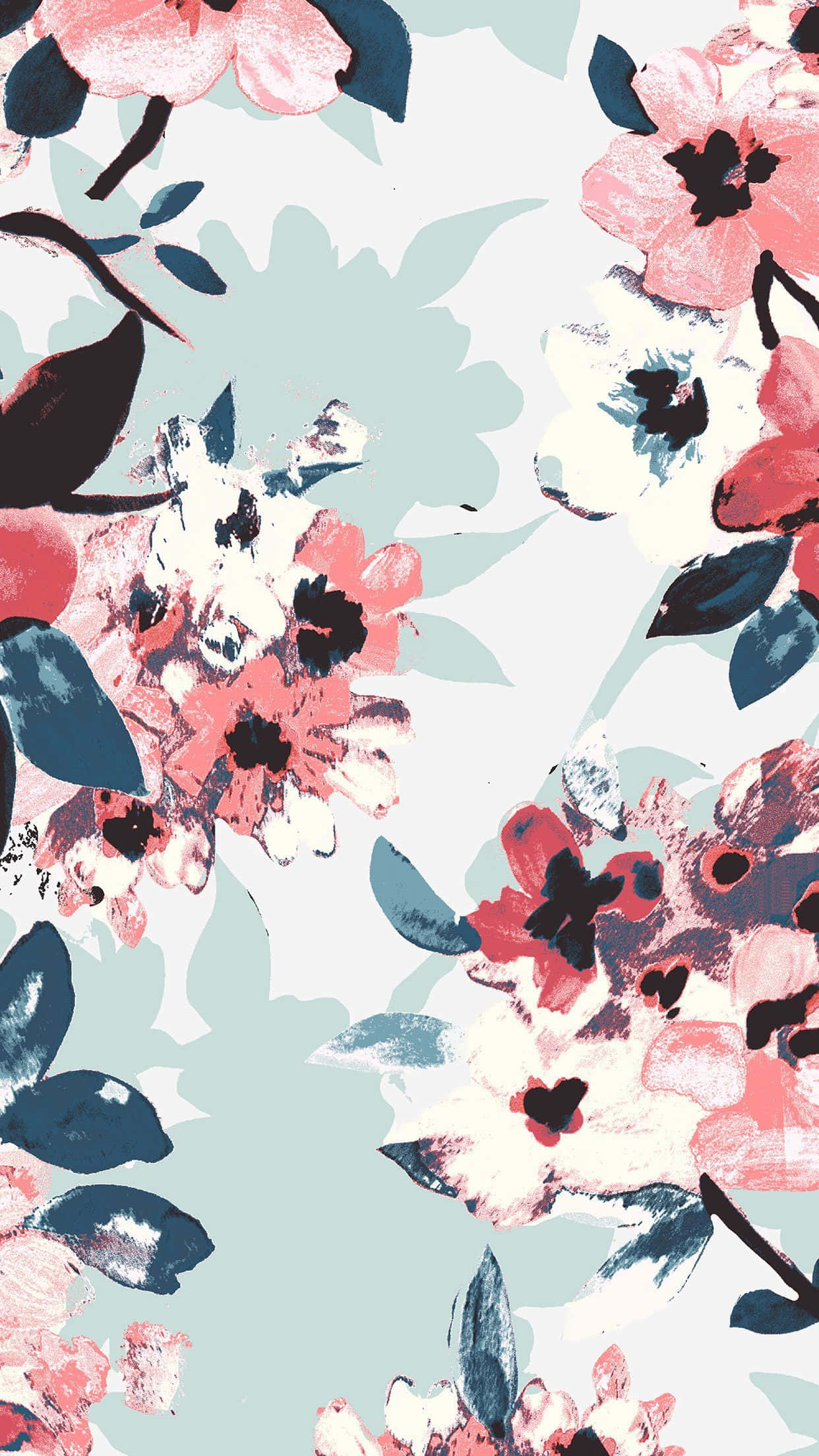 Blomstrende iPhone-baggrund Wallpapers