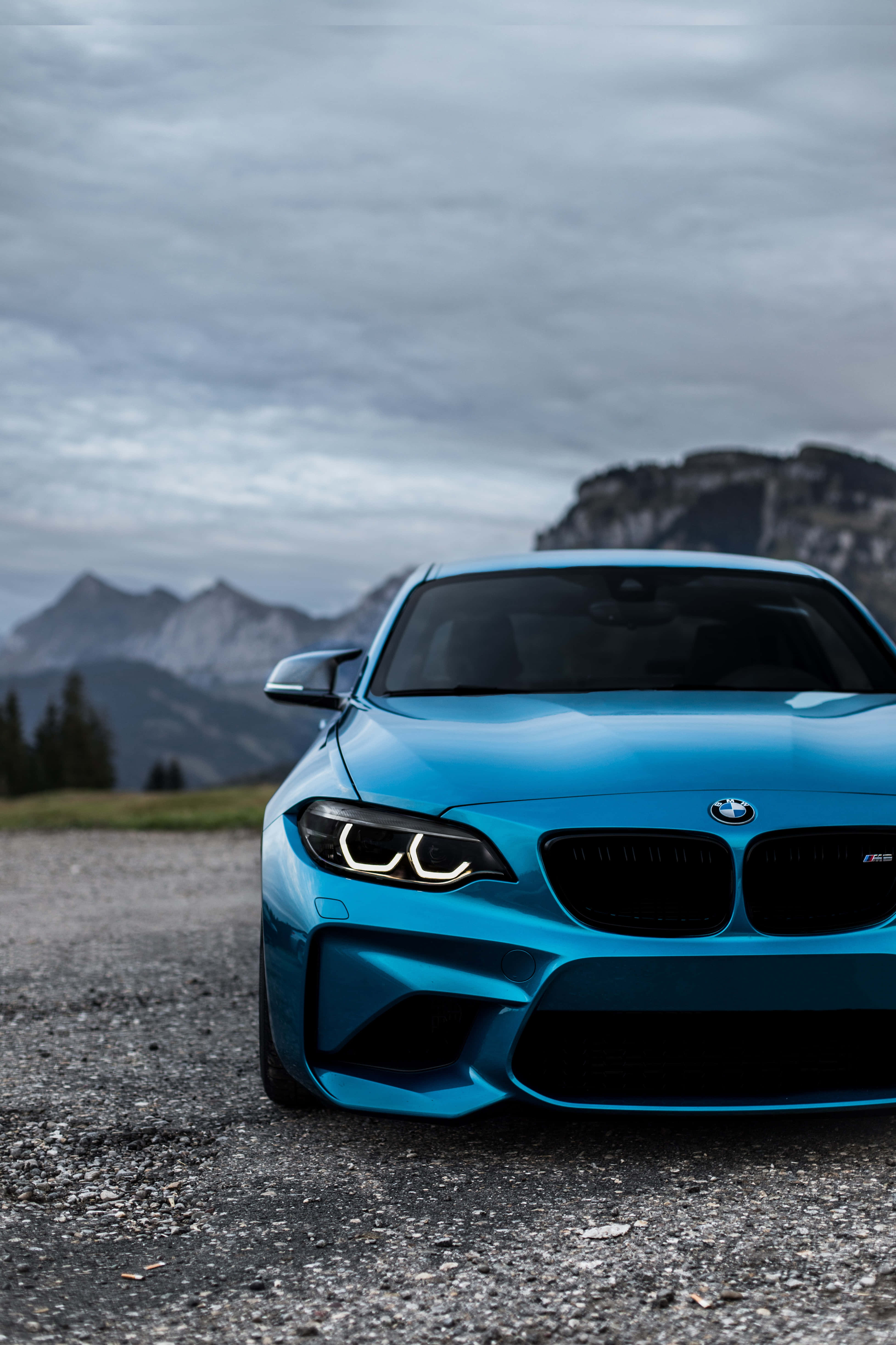 Bmw baggrund blå farve bil Wallpapers