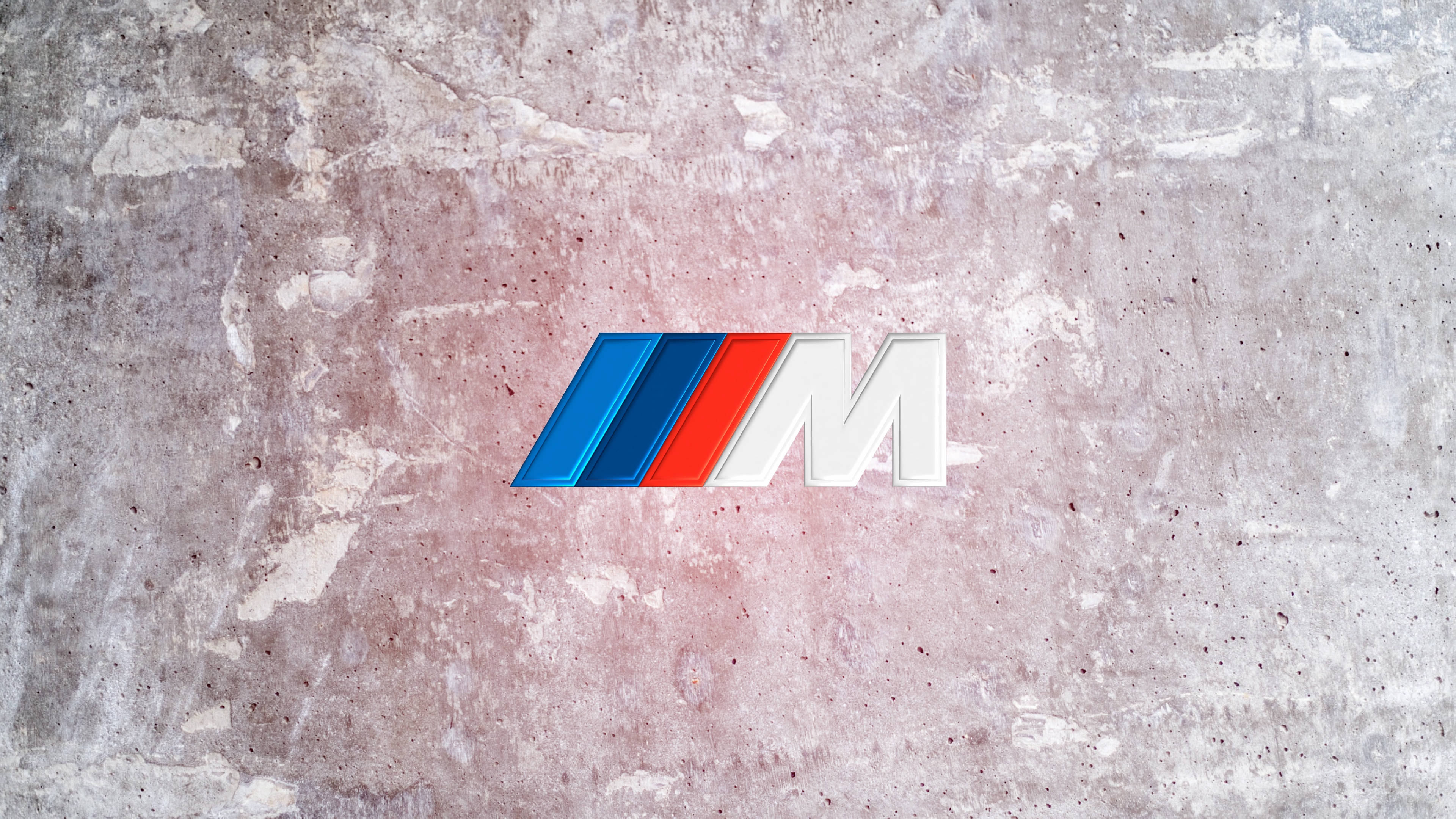 BMW M Logo på betontekstur Wallpapers
