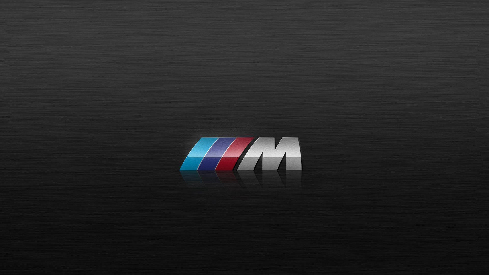 BMW M Logo sort træstruktur Wallpapers
