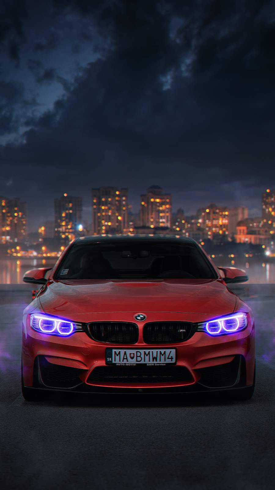 BMW M4 bybillede iPhone bil Wallpapers