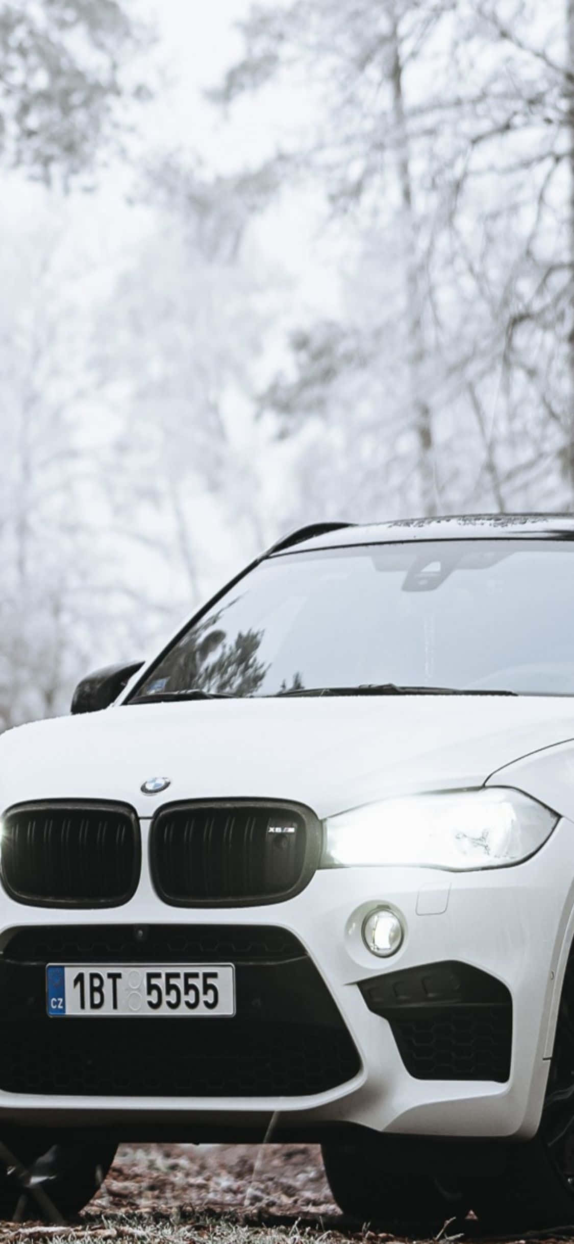 Bmw og iPhone X, den perfekte kombination for en teknologikyndig person. Wallpapers