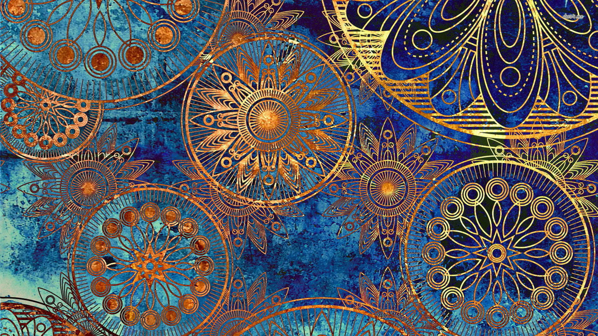 Bohemeurværk med æstetisk mønster Wallpapers