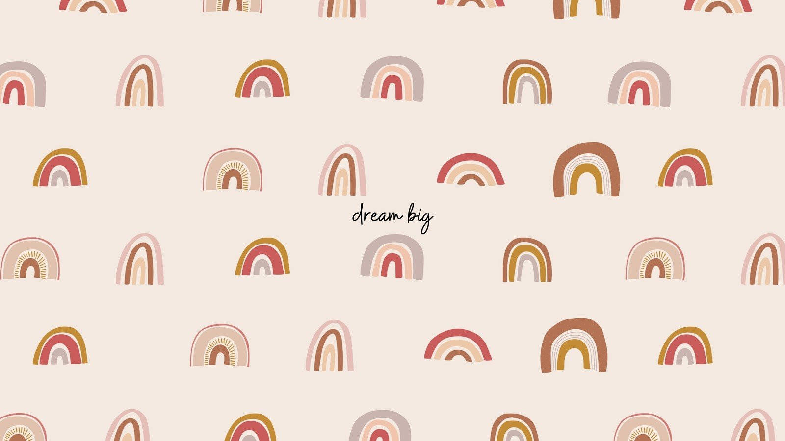 Boho Regnbue Drøm Stort Wallpapers