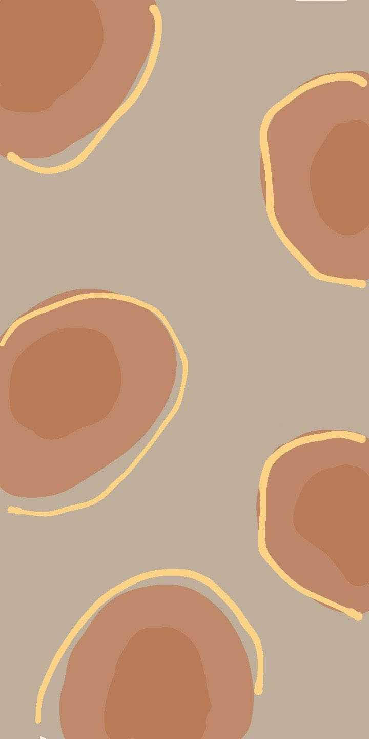 Boho æstetisk abstrakt mønster Wallpapers