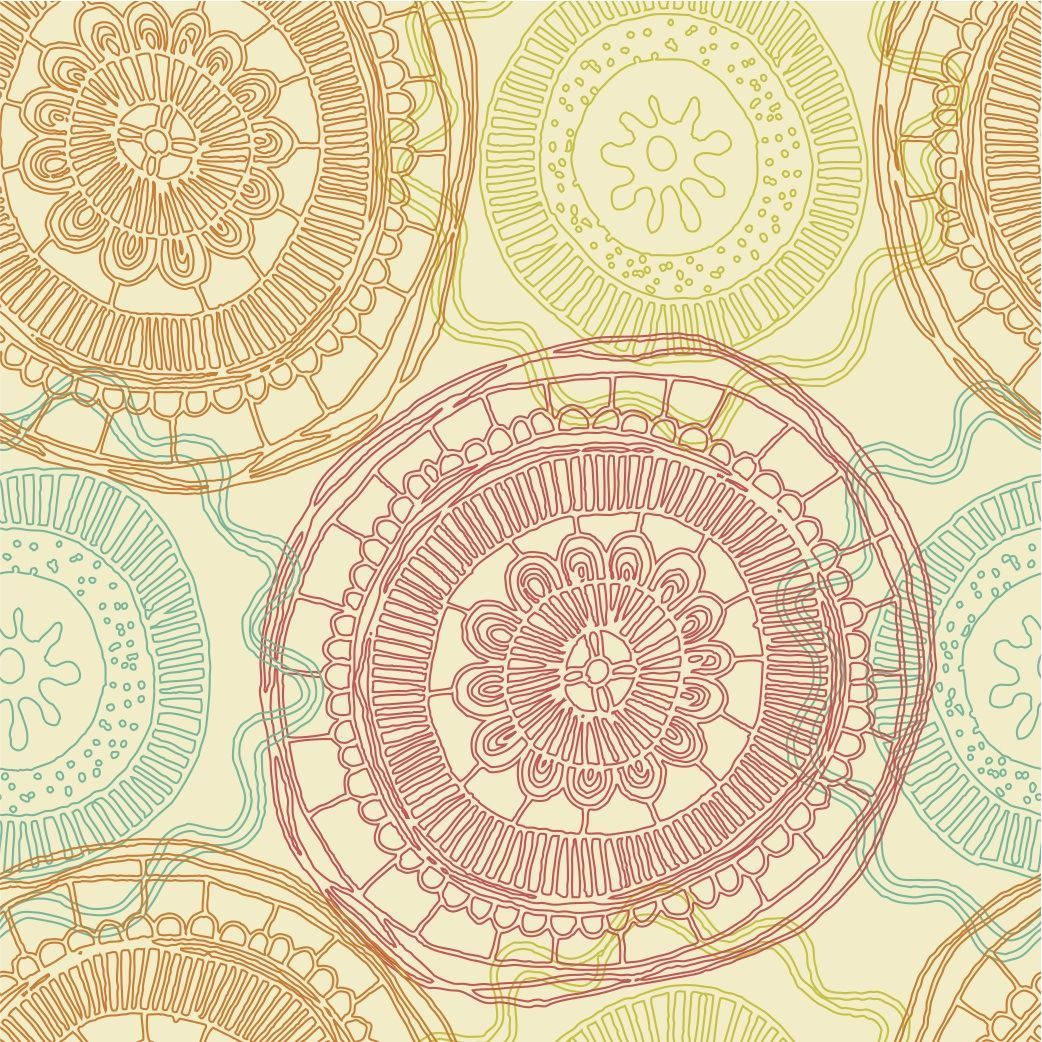Boho æstetisk mandalakunst Wallpapers