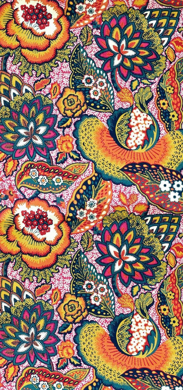 Boho æstetiske levende blomstermønstre Wallpapers