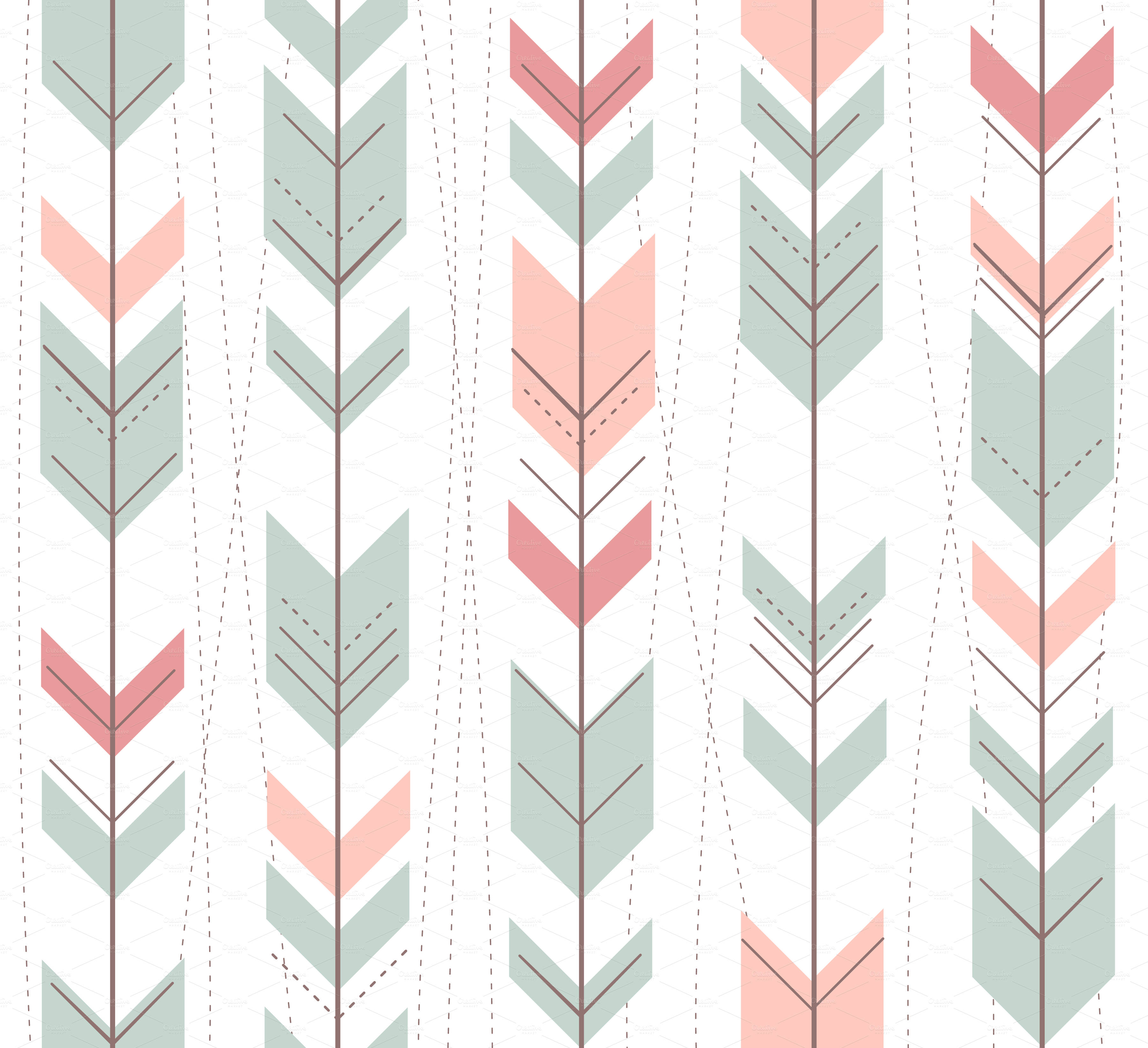Boho æstetiske lodrette pile Wallpapers